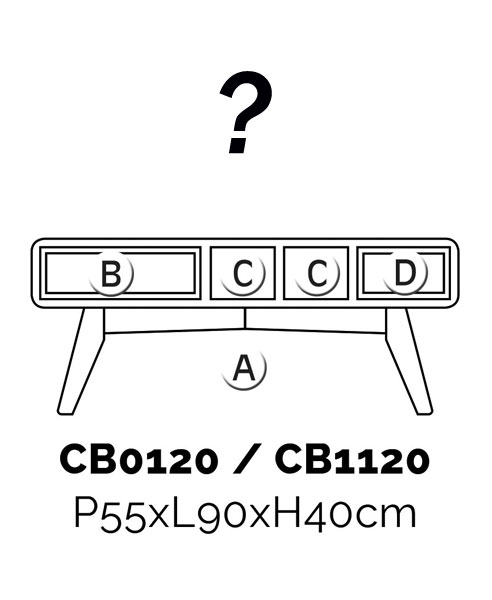 A partir de ahora les detallamos las dimensiones de sus muebles